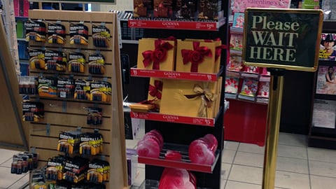 Godiva 'Give What You Love' Floorstand
