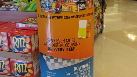 Kroger 'Fast Track' Daytona 500 Standee