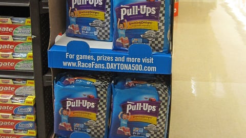 Huggies Kroger Daytona 500 Floorstand