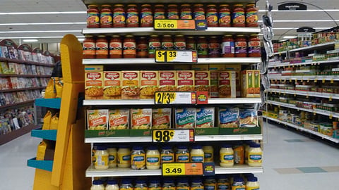 Kroger Unilever 'Fast Track to Savings' Endcap