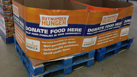 Sam's Club General Mills 'Outnumber Hunger' Dump Bins