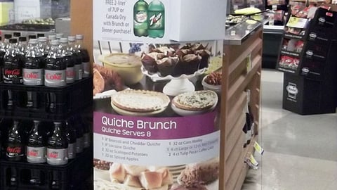 QFC 'Easy Easter Meal Solutions' Standee