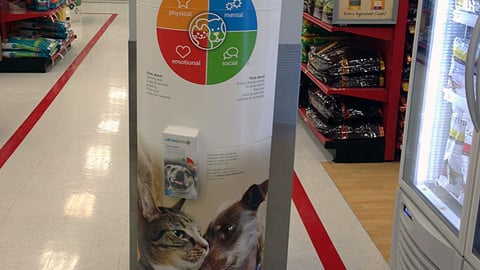 Petco 'WholePets' Standee