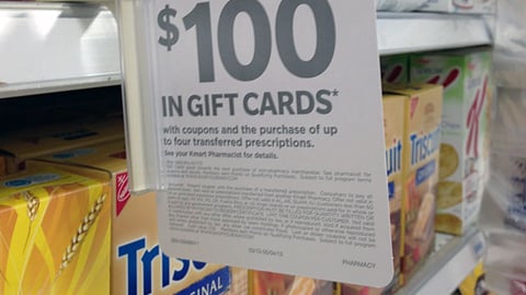 Kmart Pharmacy Incentive Shelf Talker