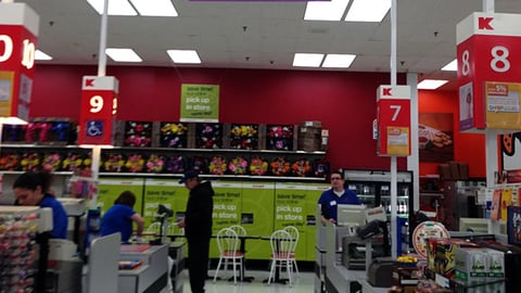 Kmart March of Dimes Ceiling Sign