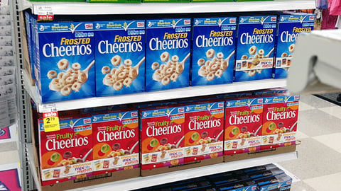 General Mills Meijer 'Box Tops' Endcap Header