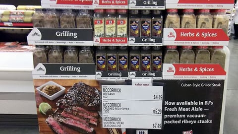 McCormick BJ's 'Cuban-Style Grilled Steak' Pallet Display