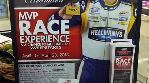 Food Lion 'MVP Race Experience' Stanchion Sign