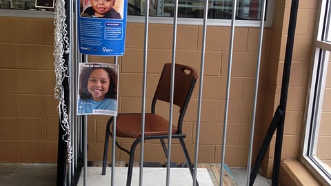 Sam's Club CMN 'Jail & Bail' Pallet Display