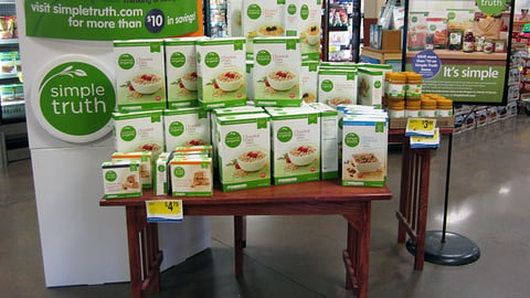 King Soopers Simple Truth Display