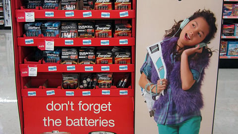 Kmart 'Battery Center' Pallet Display