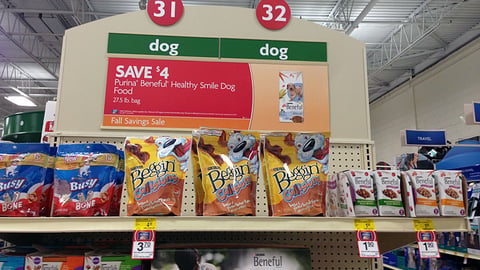 PetSmart Beneful 'Fall Savings' Endcap Header