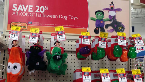 PetSmart Kong Halloween Endcap Header