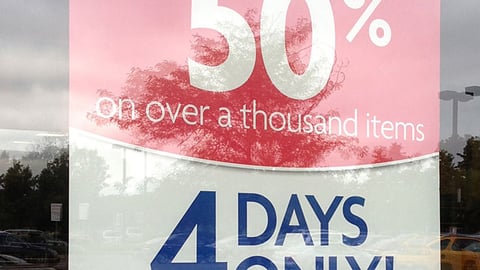 PetSmart 'Labor Day' Window Poster