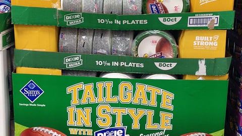 Dixie Sam's Club 'Tailgate in Style' Pallet Display