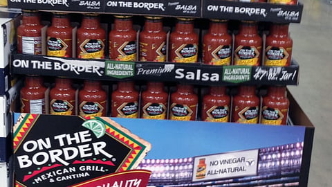 On the Border 'Celebrate with Quality' Pallet Display