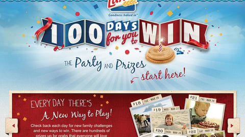 Lance 100th Anniversary Landing Page
