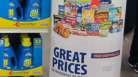 King Soopers 'Great Big Savings Event' Standee