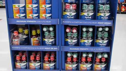 Vicks Walmart 'Cold & Flu Season' Pallet Display
