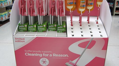 Swiffer Walmart 'Cleaning for a Reason' Pallet Display