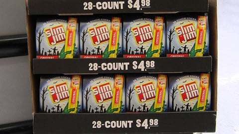Slim Jim 'Treat Your Zombies' Floorstand