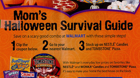 Nestlé Walmart 'Halloween Survival Guide' Ad