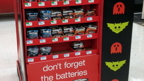 Kmart 'Battery Center' Pallet Display
