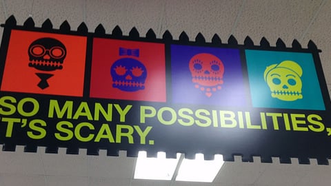 Kmart 'So Many Possibilities' Ceiling Sign