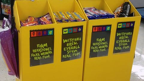 Kmart 'So Many Possibilities' Dump Bins