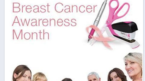 Office Depot 'Breast Cancer Awareness' Facebook Update