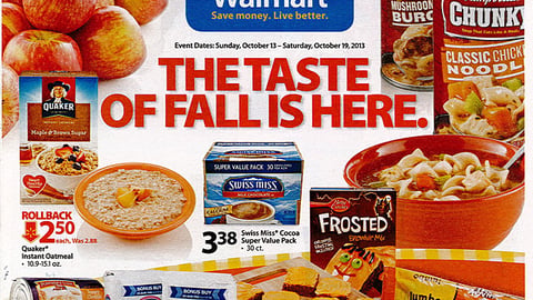 Walmart 'Fall is Here' Circular Cover