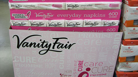 Vanity Fair 'Susan G. Komen' Pallet Display
