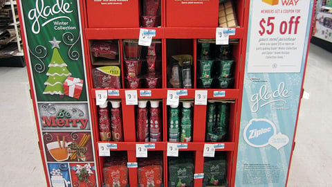 SC Johnson Kmart 'Be Merry' Pallet Display