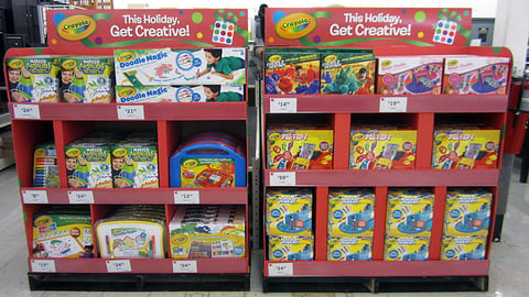 Crayola 'This Holiday' Half-Pallets