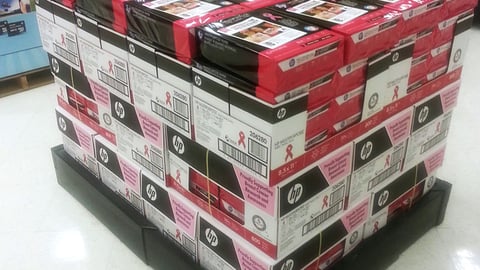Office Depot Pink HP Paper Pallet