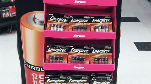 Energizer 'Partners for Life' Floorstand