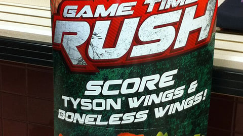 Tyson 'Game Time Rush' Standee