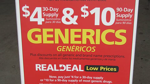 Winn-Dixie 'Prescription Plan' A-Board
