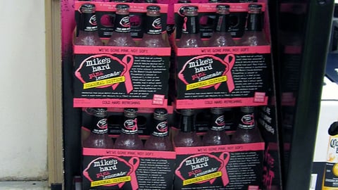 Mike's Hard Lemonade 'Drink Pink' Shipper