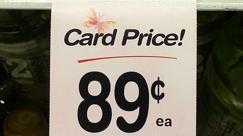 Dominick's 'Pink Ribbon' Price Label