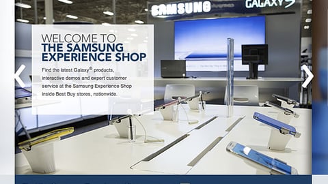 BestBuy.com 'Samsung Experience Shop'