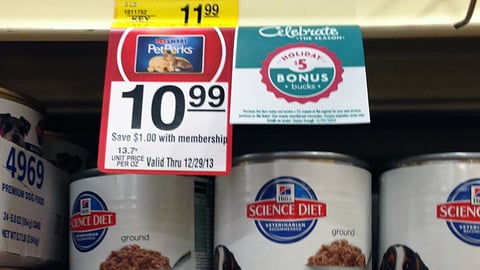 PetSmart 'Bonus Bucks' Shelf Tag