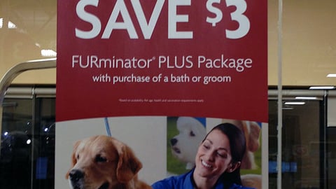 PetSmart 'Celebrate the Season' Window Poster