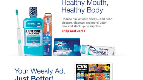 CVS 'myWeekly Ad' Email Ad