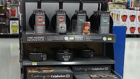 Walmart Calphalon Endcap