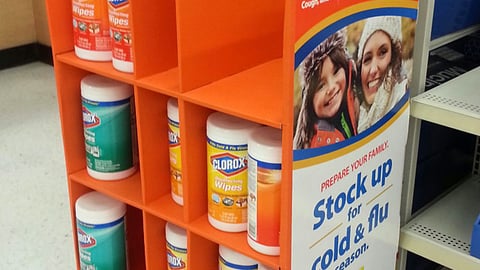Clorox Walmart 'Stock Up for Cold & Flu' Quarter Pallet