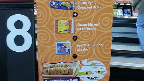 Walmart 'Create Spooky Fun' Sign
