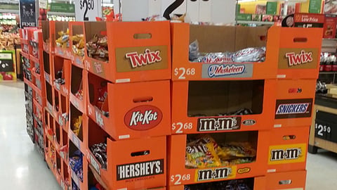 Walmart 'More Halloween' Pallet Train