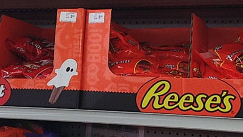 Hershey Halloween Shelf Trays