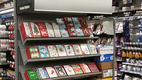 Staples 'Unwrap Easy' Endcap Header